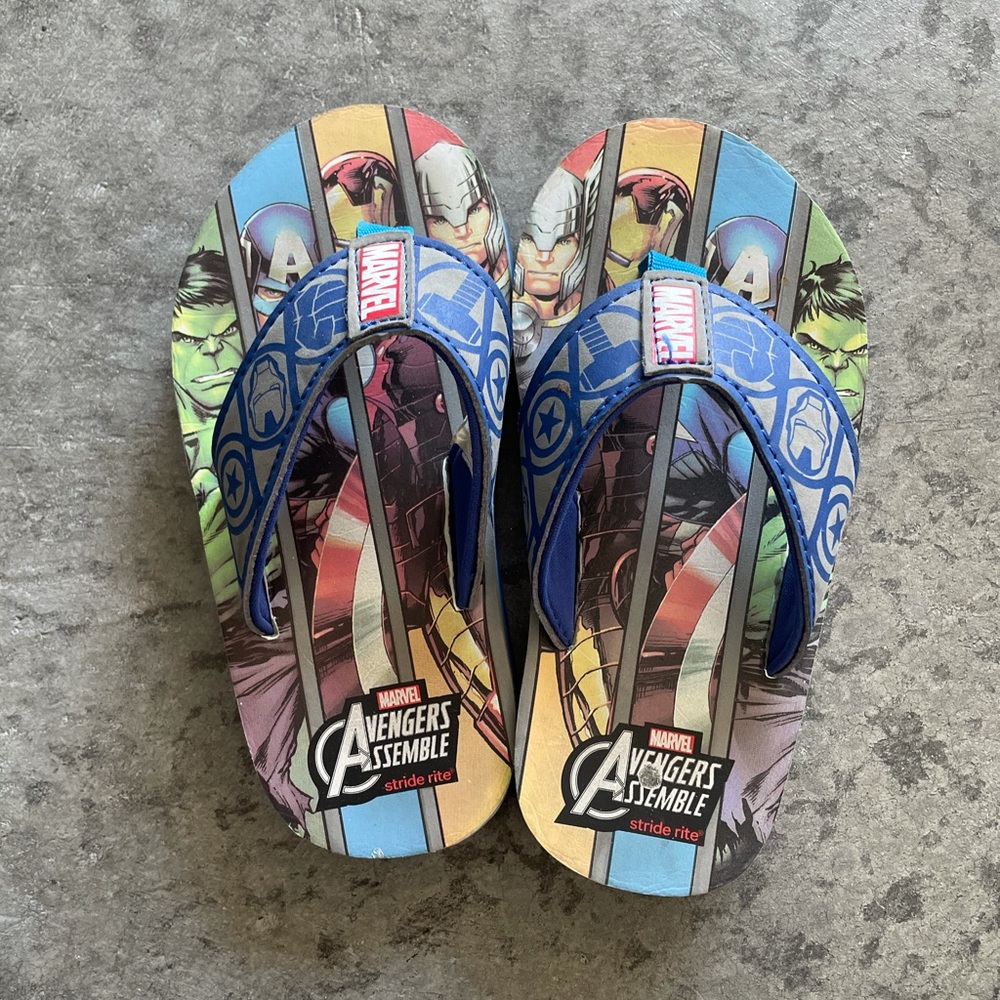 Marvel flip flops